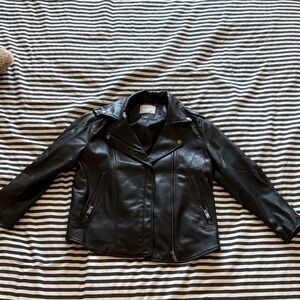 Kids faux leather jacket